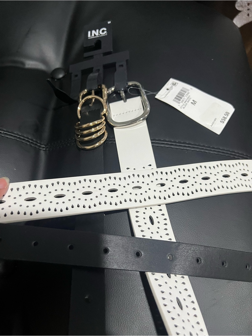 INC International Concepts Woman's two pack belts